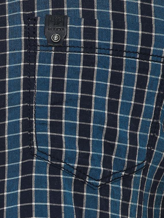 blue checkered casual shirt - 15772678 - Zoom Image - 4