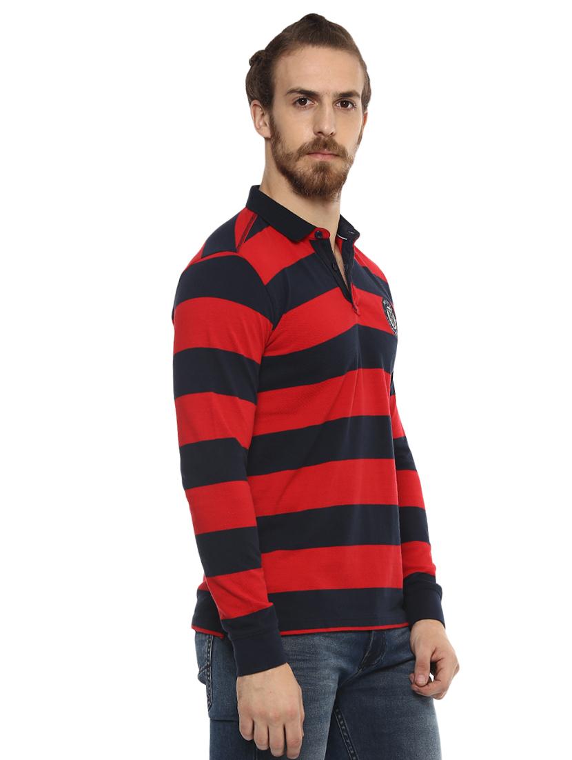 red striped polo t-shirt - 15772777 - Zoom Image - 2