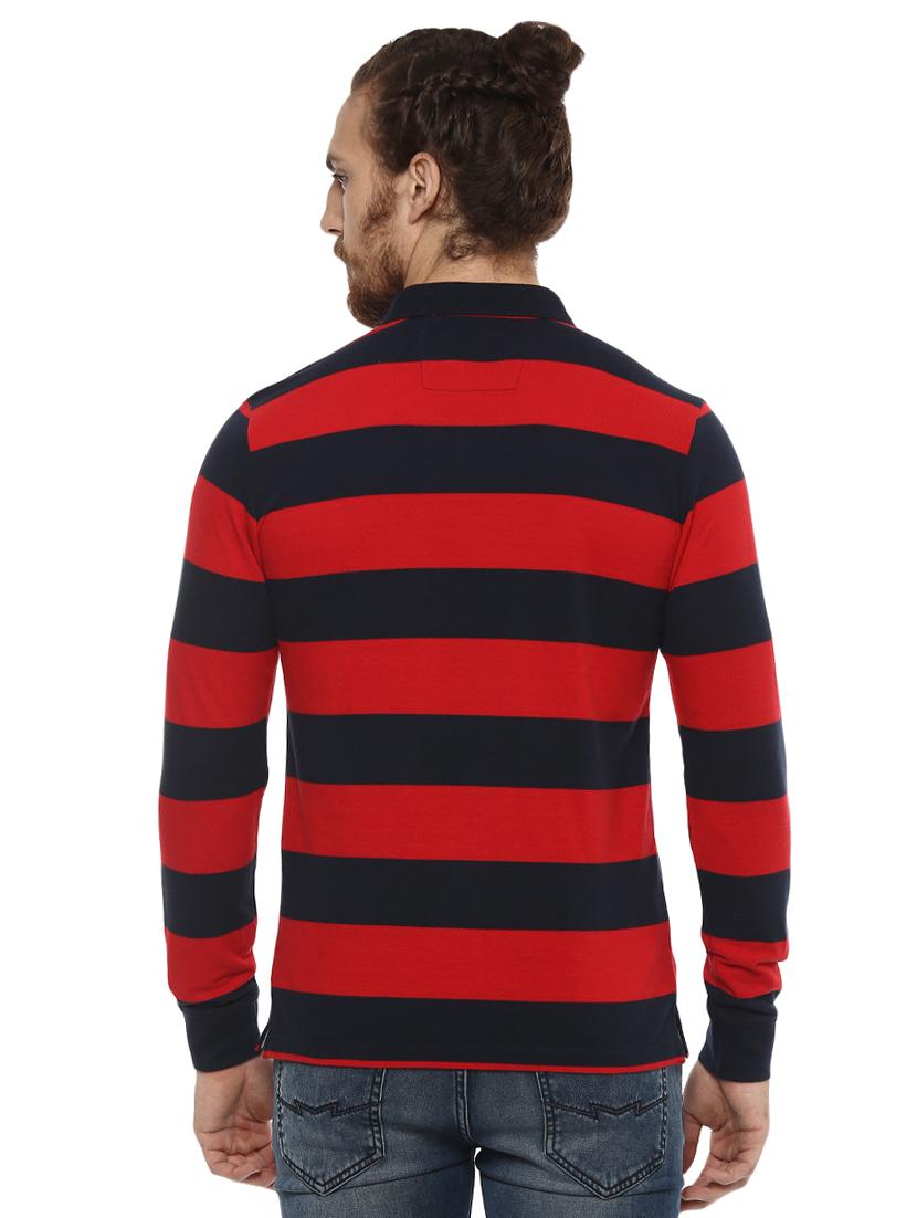 red striped polo t-shirt - 15772777 - Zoom Image - 3