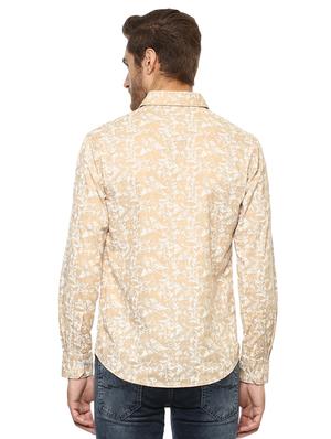 beige printed casual shirt - 15772817 - Standard Image - 3