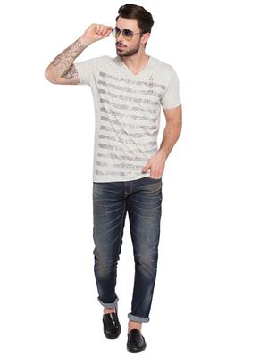 grey front print t-shirt - 15772859 - Standard Image - 4