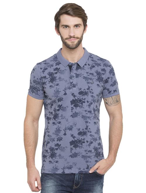blue all over print t-shirt - 15772944 - Standard Image - 1