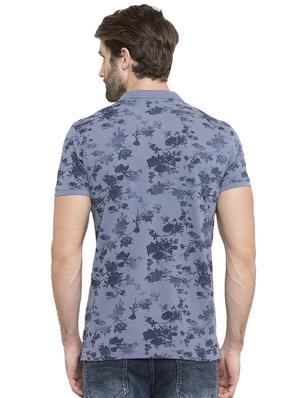 blue all over print t-shirt - 15772944 - Standard Image - 3