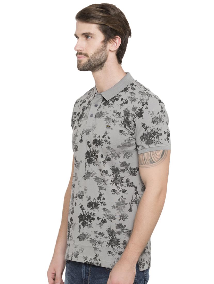 grey all over print t-shirt - 15772946 - Zoom Image - 2