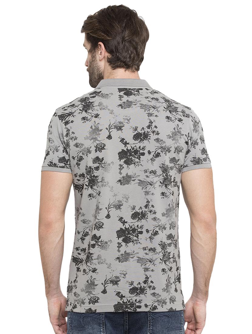 grey all over print t-shirt - 15772946 - Zoom Image - 3