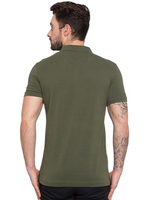 solid green polo t-shirt - 15772970 - Standard Image - 3
