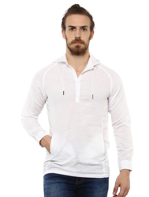 white cotton tshirt - 15773010 - Standard Image - 1
