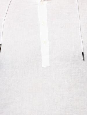 white cotton tshirt - 15773010 - Standard Image - 4