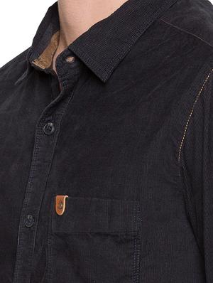 blue solid casual shirt - 15773055 - Standard Image - 5