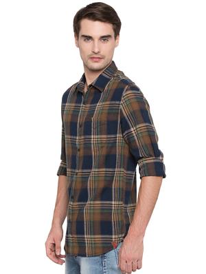 multi colored checkered casual shirt - 15773101 - Standard Image - 2