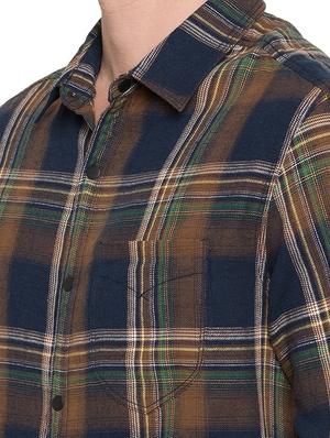 multi colored checkered casual shirt - 15773101 - Standard Image - 5