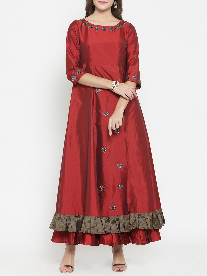 layered embroidered dress - 15773320 - Zoom Image - 1