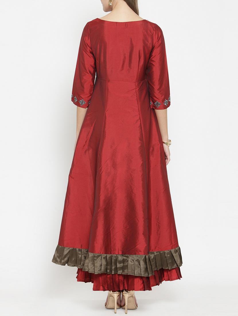 layered embroidered dress - 15773320 - Zoom Image - 3