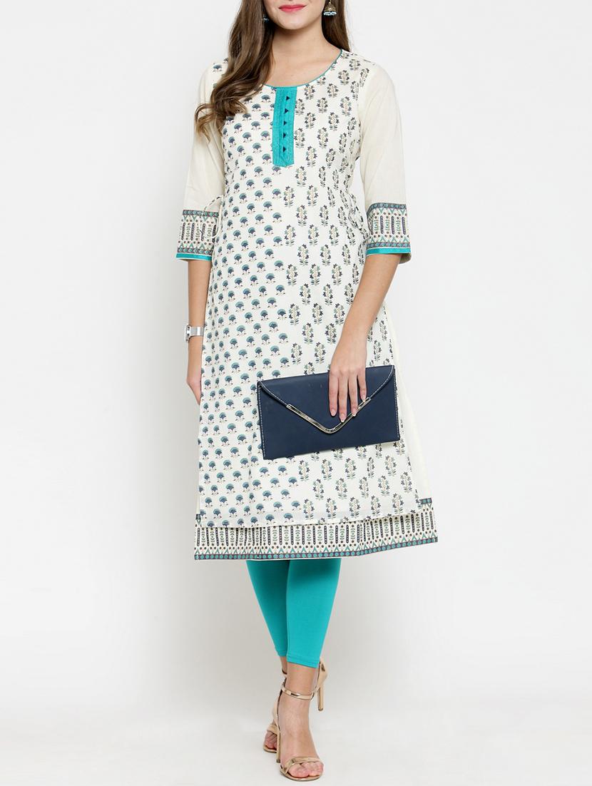 printed straight kurta - 15773625 - Zoom Image - 4