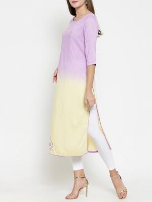 printed a-line kurta - 15773635 - Standard Image - 2