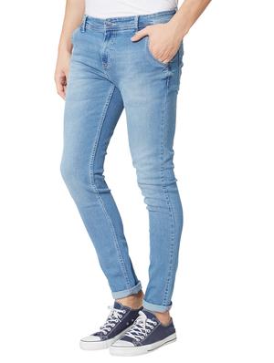 blue cotton washed jeans - 15773782 - Standard Image - 2