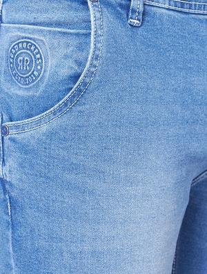 blue cotton washed jeans - 15773782 - Standard Image - 5