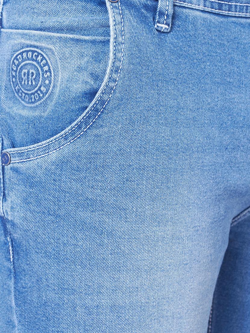 blue cotton washed jeans - 15773782 - Zoom Image - 5