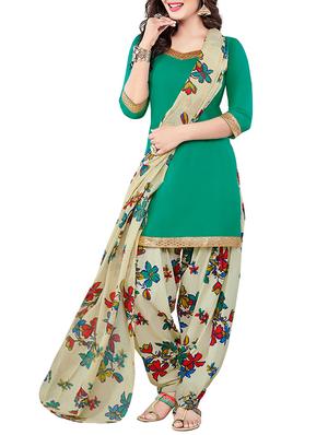 printed unstitched combo suits - 15774110 - Standard Image - 2