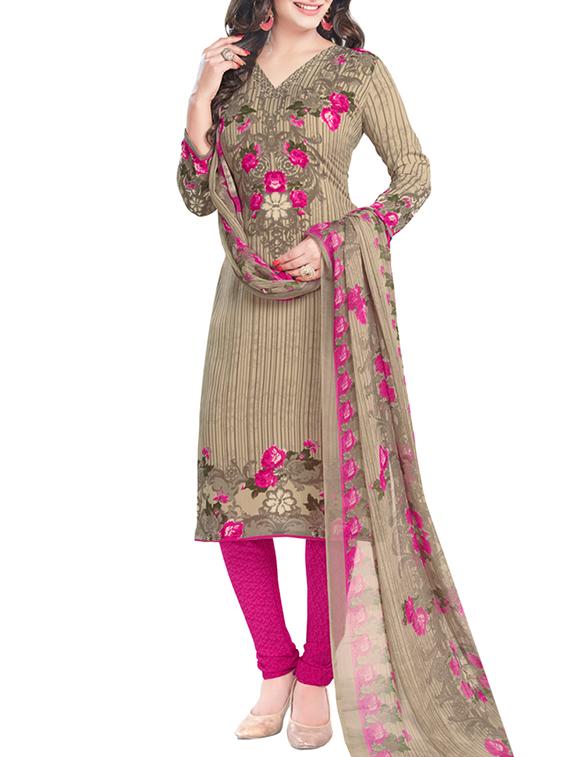 printed unstitched combo suits - 15774260 - Zoom Image - 2
