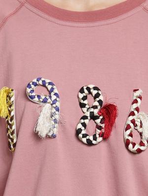 braided patch raglan sleeved sweatshirt - 15774782 - Standard Image - 5