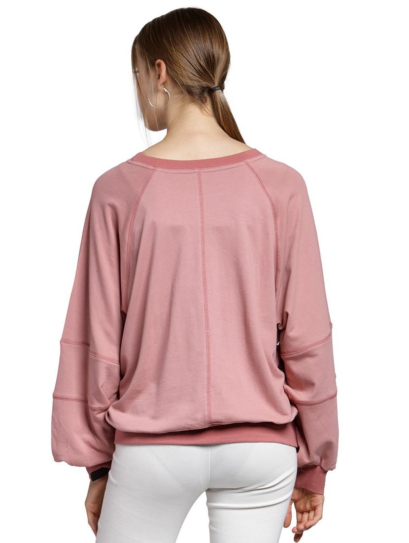 braided patch raglan sleeved sweatshirt - 15774782 - Zoom Image - 3
