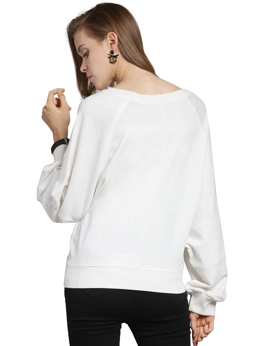 braided patch raglan sleeved sweatshirt - 15774786 - Zoom Image - 3
