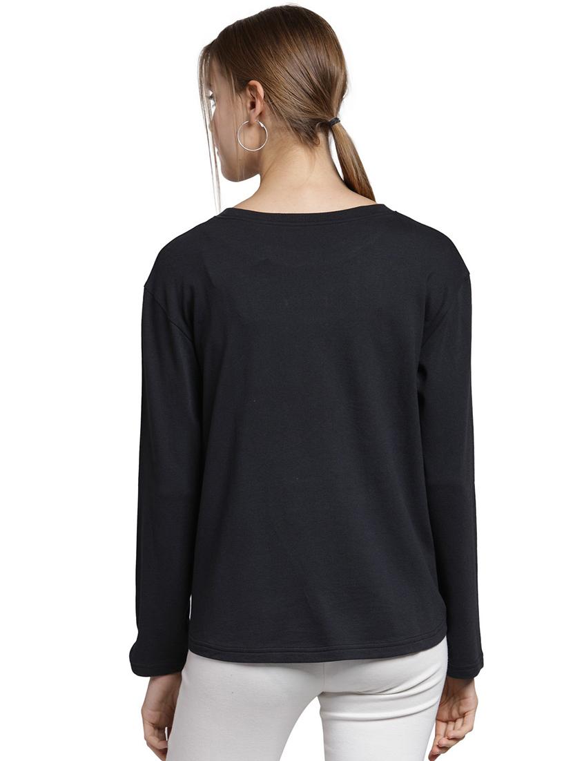 eyelet lace up slogan sweatshirt - 15774788 - Zoom Image - 3