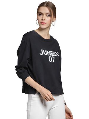 applique work boxy sweatshirt - 15774790 - Standard Image - 2