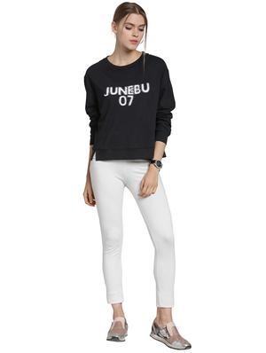 applique work boxy sweatshirt - 15774790 - Standard Image - 4