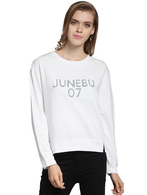 applique work boxy sweatshirt - 15774792 - Standard Image - 1