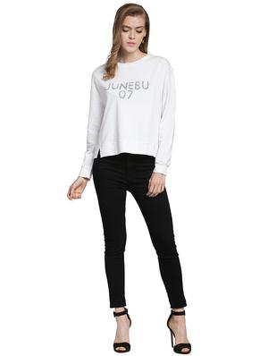 applique work boxy sweatshirt - 15774792 - Standard Image - 4