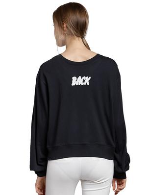 contrast letter patch sweatshirt - 15774793 - Standard Image - 3