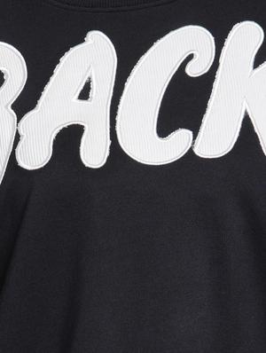 contrast letter patch sweatshirt - 15774793 - Standard Image - 5