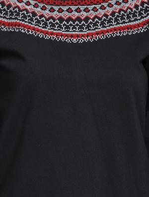 embroidered puff sleeved sweatshirt - 15774806 - Standard Image - 5