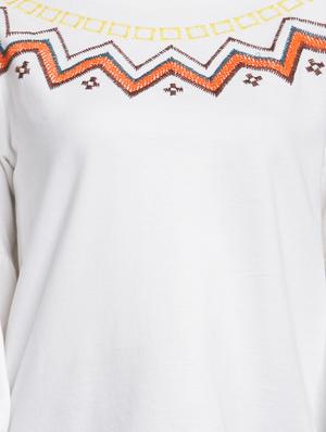 embroidered lantern sleeved sweatshirt - 15774807 - Standard Image - 5