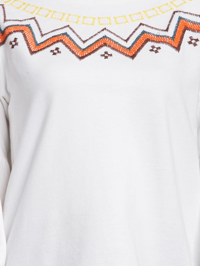 embroidered lantern sleeved sweatshirt - 15774807 - Zoom Image - 5