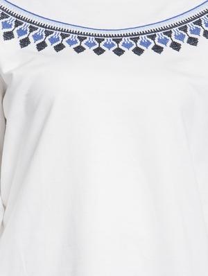 embroidered lantern sleeved sweatshirt - 15774808 - Standard Image - 5