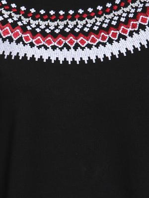 embroidered lantern sleeved sweatshirt - 15774809 - Standard Image - 5