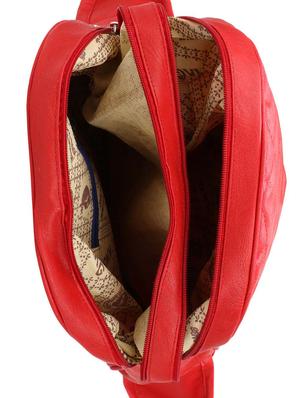 red leatherette (pu) fashion backpack - 15774941 - Standard Image - 3