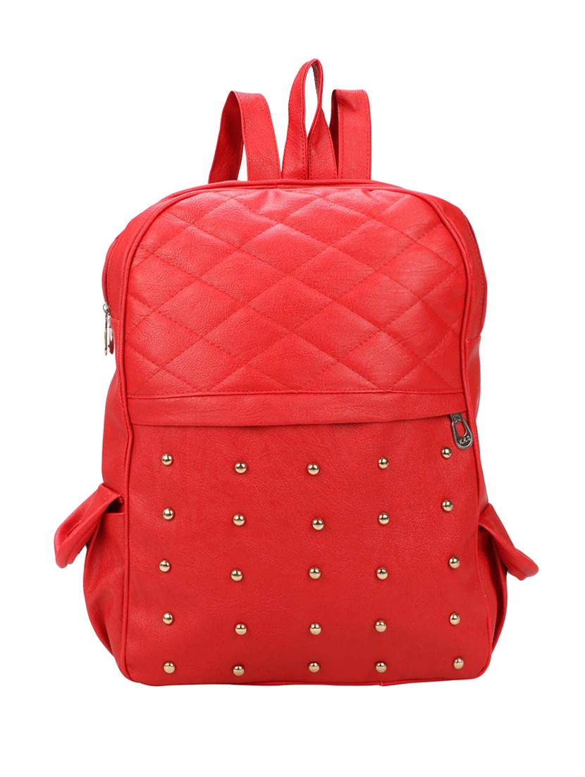 red leatherette (pu) fashion backpack - 15774941 - Zoom Image - 1