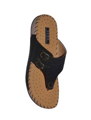 black toe separator slippers - 15775005 - Standard Image - 4