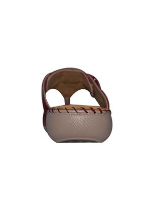 maroon toe separator slippers - 15775007 - Standard Image - 3
