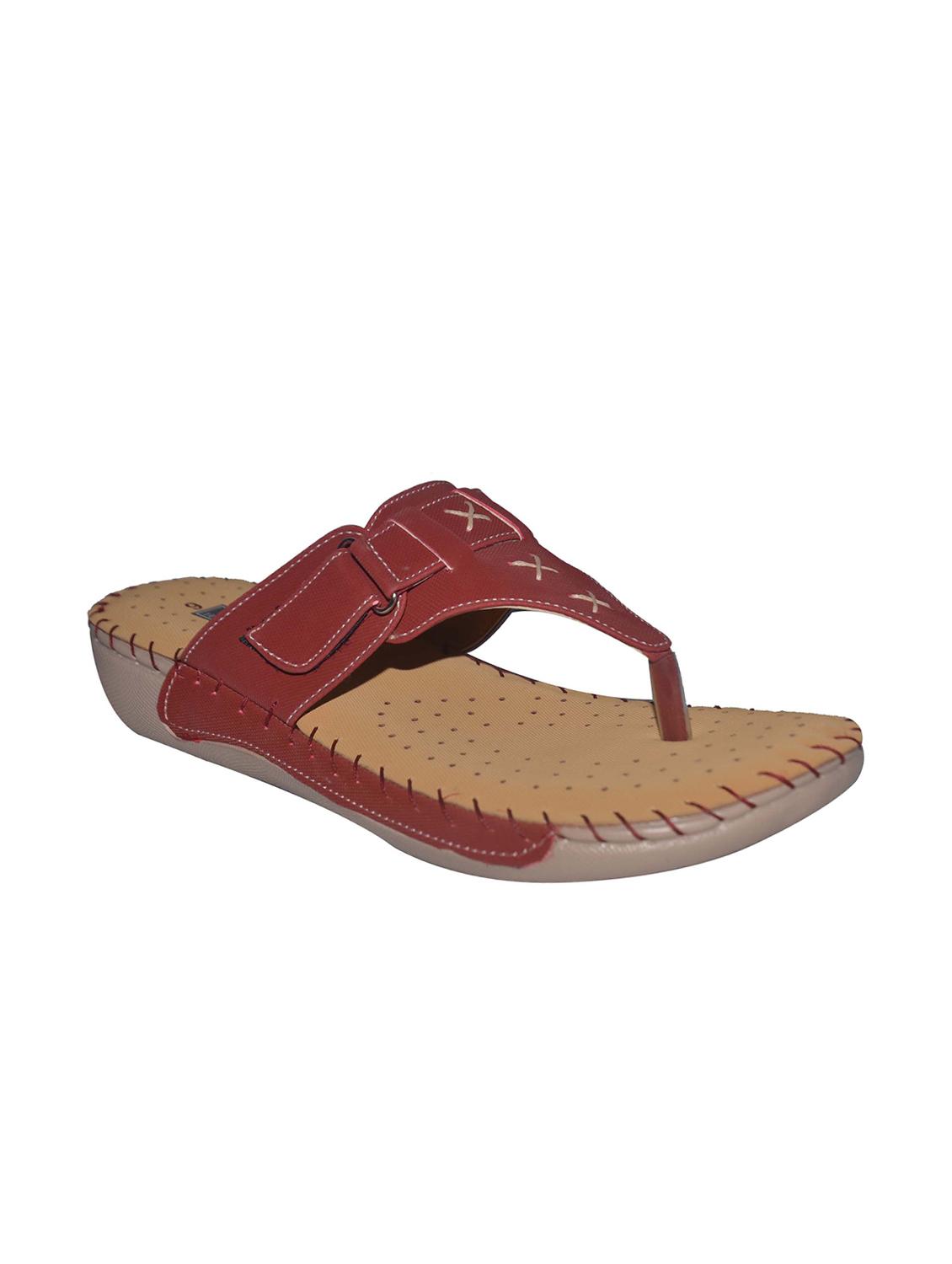 maroon toe separator slippers - 15775007 - Zoom Image - 1