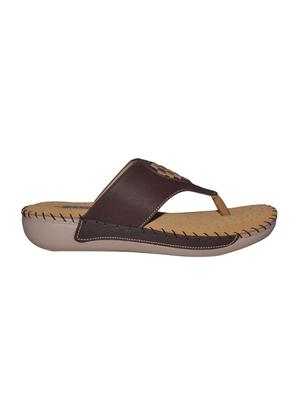 brown toe separator slippers - 15775009 - Standard Image - 2