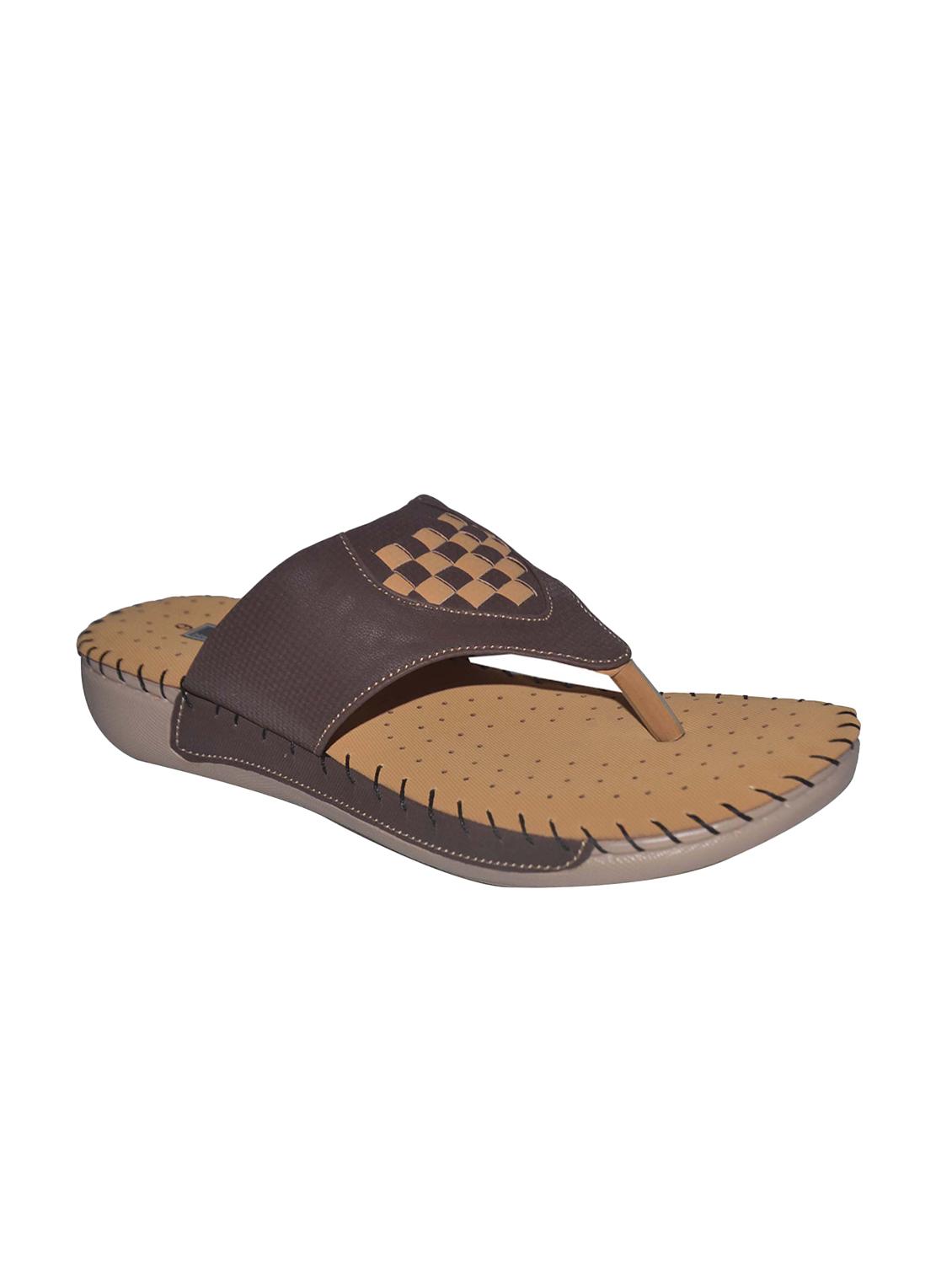 brown toe separator slippers - 15775009 - Zoom Image - 1