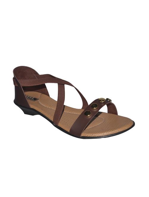 brown back strap sandals - 15775011 - Standard Image - 1