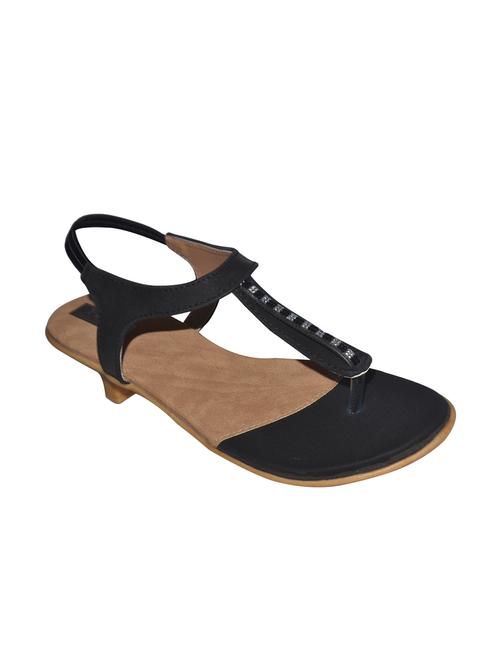 black back strap sandals - 15775014 - Standard Image - 1