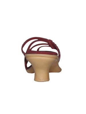 maroon toe separator sandals - 15775022 - Standard Image - 3