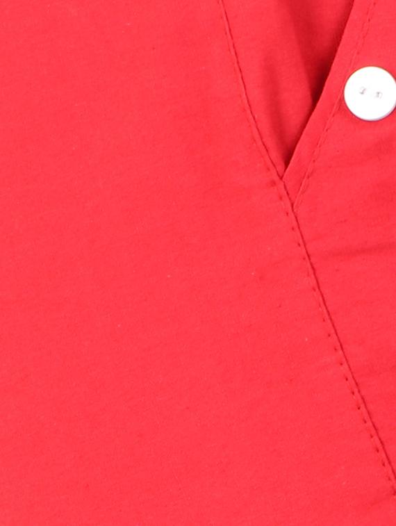 contrast button detail flat front trouser - 15775294 - Zoom Image - 4